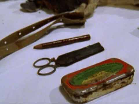 
Some of George Mallory's Personal Effects found on Everest North Face May 1, 1999 - Nova: Lost On Everest DVD
